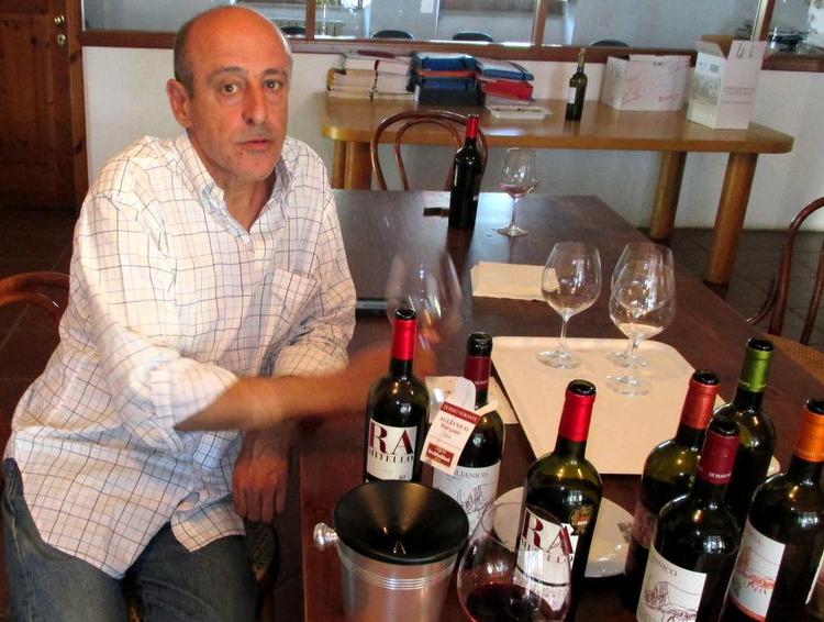 Chefen. Alessio Di Majo Norante er ejer og anden generation af den i særklasse mest kendte vin producent i den ellers ukendte region Molise. 
