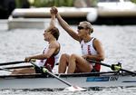 OL-klar. Juliane Elander Rasmussen og Anne Lolk er klar til A-finale og OL efter dagens semifinale. Det samme er kvindernes toerbåd uden styrmand. 