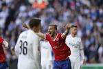 Udligning. Dennis Sørensen scorede til 2-2 mod FCK i pokalfinalen i maj. Nu er Sørensen Lyngby-spiller og skal møde Esbjerg i 3. runde. 
