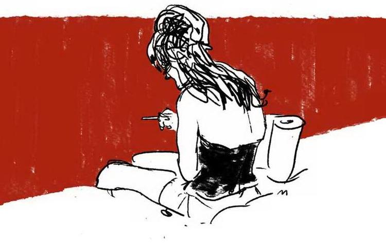 tegning: Mette Dreyer. 