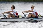 Roning. Stærk dag på vandet for de kvindelige danske roere. Juliane Elander Rasmussen og Anne Lolk har kvalificeret sig til OL og det samme har toerbåden uden styrmand. 