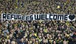 Dortmund. Allerede sidste år viste frans fra en af Tysklands mest populære klubber deres støtte til flygtninge og indvandrere. 