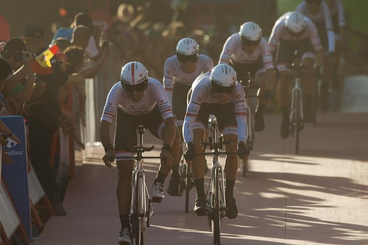 Spain Cycling La Vuelta