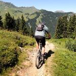 schweiz. I Portes du Soleil kan cyklister prøve både svære og lettere ruter i bjerglandskabet. Læserfoto: Frank Juel Pedersen 