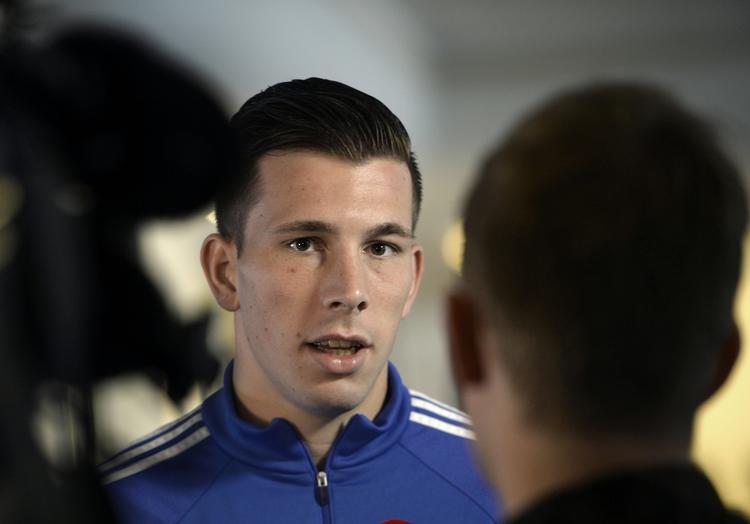 stamspiller. Pierre-Emile Højbjerg debuterede som 18-årig på det danske landshold, og han spiller i aften sin landskamp nummer 8. 