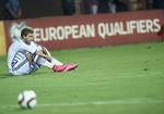 0-0. Et enkelt skud på mål var hvad Nicklas Bendtner kom frem til mod Armenien. 
