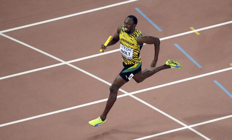 SLUT. Årets sidste løb blev 4x100 meter, hvor Usain Bolt OGSÅ vandt guld. 
