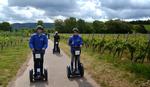 sansetur. På en segway kan man lade sanseindtrykkene bundfælde sig og komme tæt på vinmarkerne. 