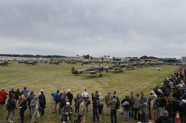 JUBILÆUM. Battle of Britain blev for nylig mindet i det sydlige England. Her kunne de historiske fly tage en tur i luften. 