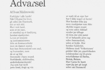 Advarsel! Digtet blev bragt 20. august 1986. 