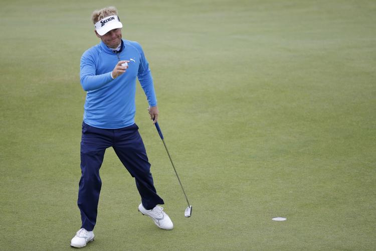 FØRING. En runde i 64 slag gav Søren Kjeldsen føringen i KLM Open. 