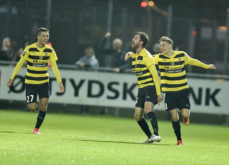 fejl. Der var jubel hos Hobro-spillerne, da de besejrede AGF. Nu risikerer Superliga-holdet at miste de tre point. 