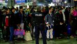 Pres. Mere end 12.000 flygtninge ankom til Münchens hovedbanegård alene lørdag. 