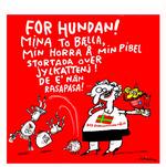 Fremmende. Det øgede kendskab til dialekterne vil både styrke dialekten og omsætningen. Tegning: Jørn Villumsen. 