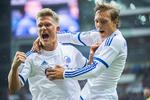 Omsider. Andreas Cornelius (tv) kom på tavlen for første gang siden marts. 