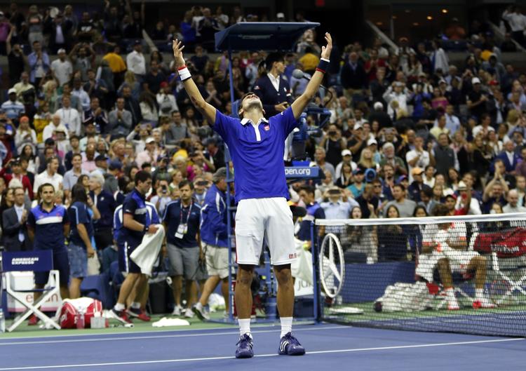 Triumf. Novak Djokovic har nu 10 grand slam titler under bæltet. 