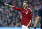 spirituserkendelser. Nicklas Bendtner har sat blus på træningen i Wolfsburg for at få mere spilletid. 