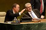 Åbning. Mogens Lykketoft havde generalsekretær Ban ki-Moon ved sin side under åbningstalen. 