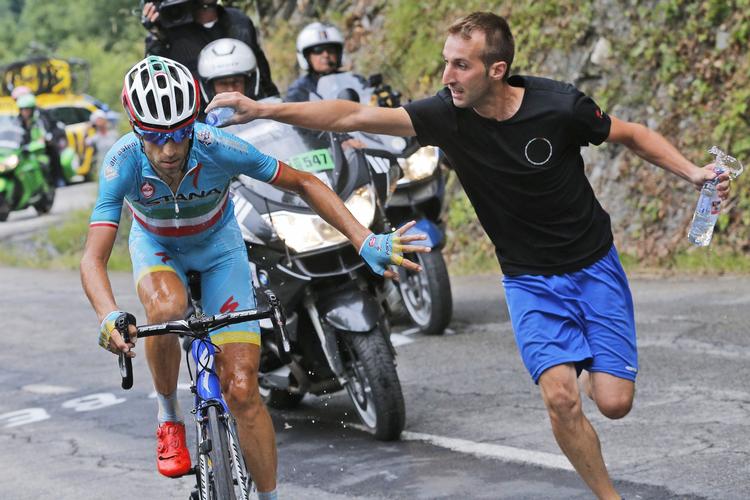 PRESSET. Vincenzo Nibali er havnet i en dårlig situation forud for VM i USA. 