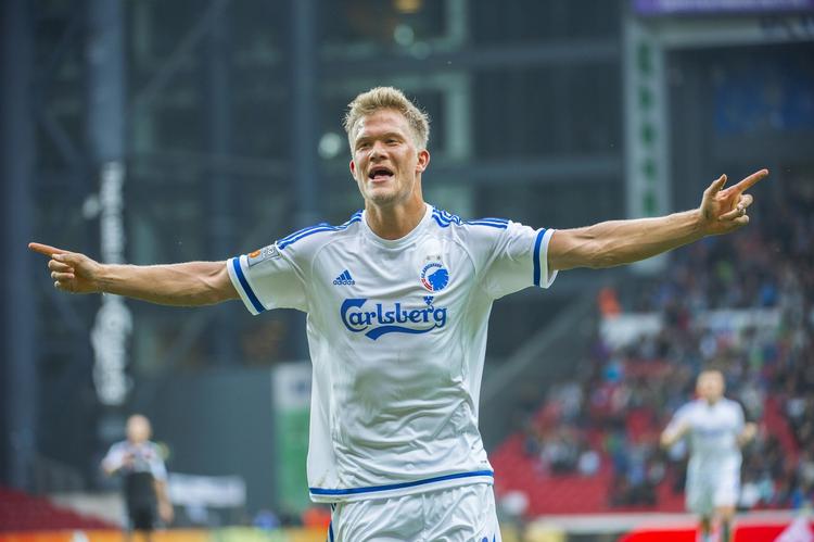 Mål. Andreas Cornelius scorede i søndags for første gang i denne sæson. 