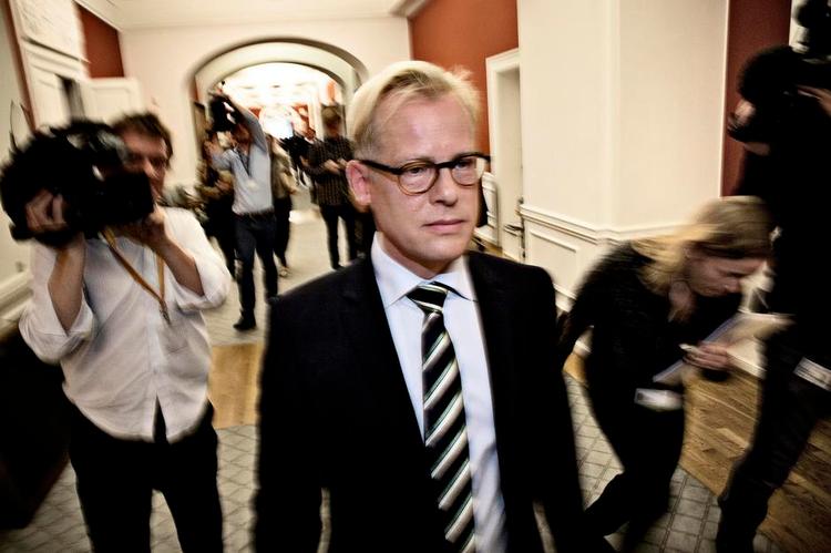 lækageramt. Carl Holsts brev om ansættelse af hans særlige rådgiver er blevet lækket til pressen, selv om kun ganske få – blandt andet i regeringens absolutte top – har haft adgang til det. Arkivfoto: Joachim Adrian 