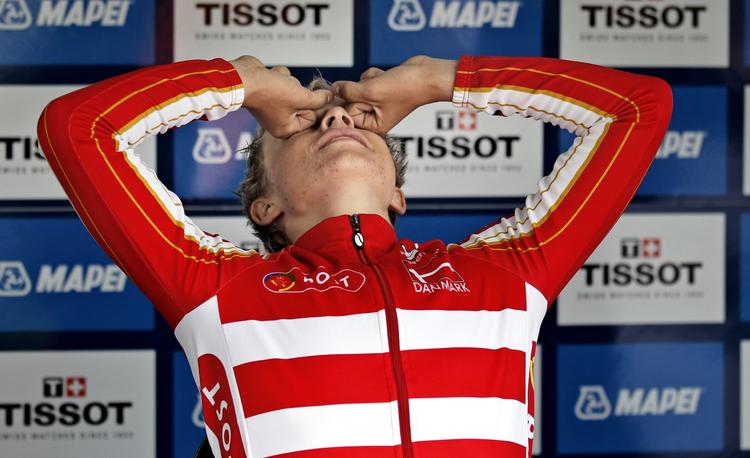 VERDENSMESTER. Ligesom i 2011 sad Mads Würtz Schmidt i den varme stol og så konkurrenterne være ude af stand til at matche hans tid på VM-enkeltstarten. 