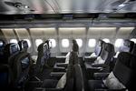 Flyvefærdig. SAS' nye Airbus A330 Enhanced skal give mere benplads, bedre underholdningsskærme og mindre brænstofregning på ture til USA og Asien. Sæderne her er på mellemklassen SAS Plus. 
