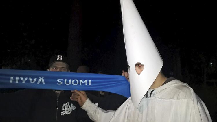 Modstand. Demonstranter har flere gange udtrykt utilfredshed med strømmen af flygtninge og migranter, der når Finland. 