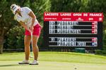 FØRENDE. Med en eventuel sejr i Ladies Open de France vil Emily Kristine Pedersen lige akkurat fortrænge veninden Nanna Koerstz Madsen som årets debutant på Ladies European Tour. 