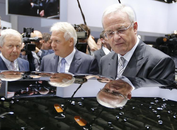 forhenværende. Martin Winterkorn mistede i fredags sit job som topdirektør i Volkswagen som følge af skandalen om snyd med software, som fik dieselbiler til at fremstå mere miljøvenlige, end de er. 