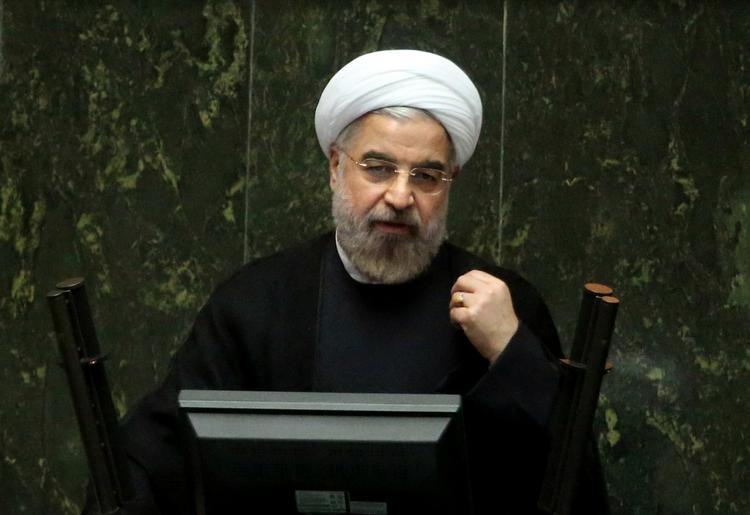 Ros. Irans præsident Hassan Rouhani var fuld af milde og positive toner over for USA og Vesten. 