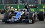 Klage. Force India, her repræsenteret ved Sergio Perez, er utilfreds med ledelsen af og fordelingen af præmiepenge i formel 1. 