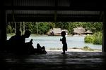 Klimaforandringer.Østaten Kiribati mellem Hawaii og Australien spåes i løbet af nogle årtier at være ubeboelig på grund af global opvarmning. 