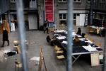 STOLELEG. For mange designere og arkitekter til for få arbejdspladser, får regeringen til at foreslå færre studerende - som her KADK på Holmen i København. 