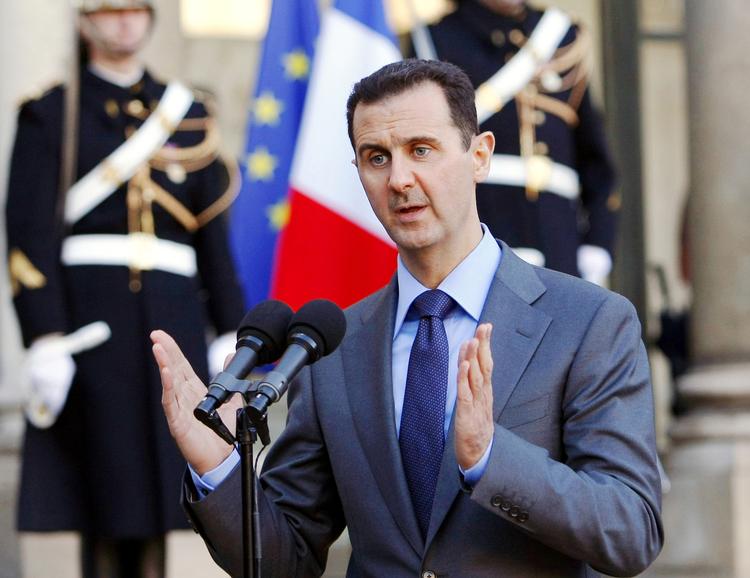 Leder. Syriens præsident Bashar al-Assad henter opbakning fra sin nære allierede, Rusland. 