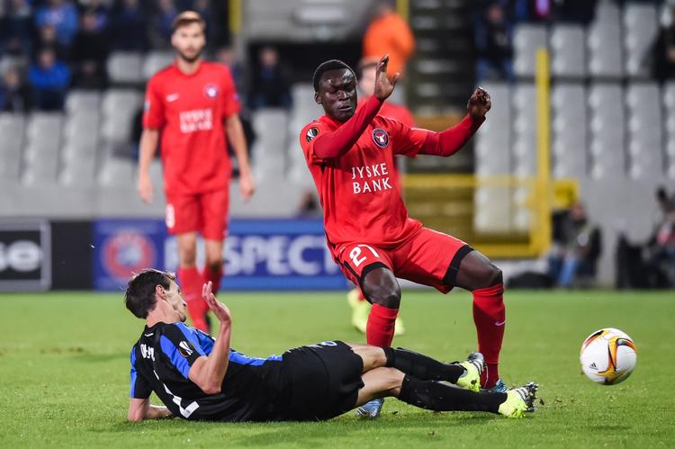 Stærk. Pione Sisto spillede sæsonens hidtil bedste kamp og bragte FCM på vinderkurs. 