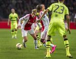 Mål. Viktor Fischer er varm i øjeblikket. Han scotede også i sidste weekend for Ajax. 