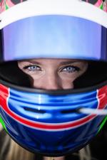 Motorsport.  Danske racerkører Christina Nielsen. 