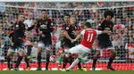 MÅLSCORER. Arsenals andet mål blev scoret af Mesut Özil. 