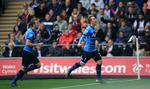 MÅLSCORERE. I 2-2-kampen mod Swansea scorede Harry Kane (tv.) og Christian Eriksen (th.) til sammen tre gange. 