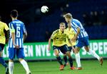 AKTIV. Thomas Kahlenberg (i midten)fik en halv times landsholdsforberedelse mod Esbjerg. 