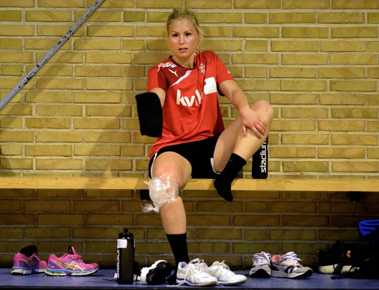 Pause. Lotte Grigel er i denne uge med landsholdet i EM-lejr. 