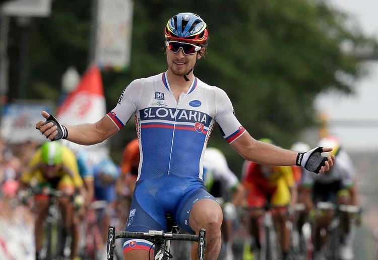 VM-guld. Peter Sagan sikrede sig VM-titlen, men hans nation, Slovakiet, har ikke scoret nok point til ekstra OL-deltagere i Rio. 