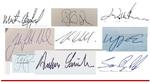 Collage: Partiledernes signaturer 