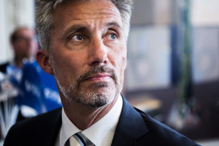 Tvivl. Venstres Morten Løkkegaard sår tvivl om sn egen formands EU-løfte. 