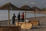Ferieø. Den græske ferieø Kos, hvor mange migranter er kommet  til efter ønske om at komme til Europa, bruges også som transit for de, som vil til Syrien og gå i krig. 