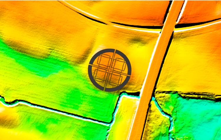 Fundet. En såkaldt LIDAR-skanning afslørede i 2013 et ringformet anlæg i landskabet, og en prøvegravning afslørede i 2014 en borg med samme størrelse som Fyrkat. 