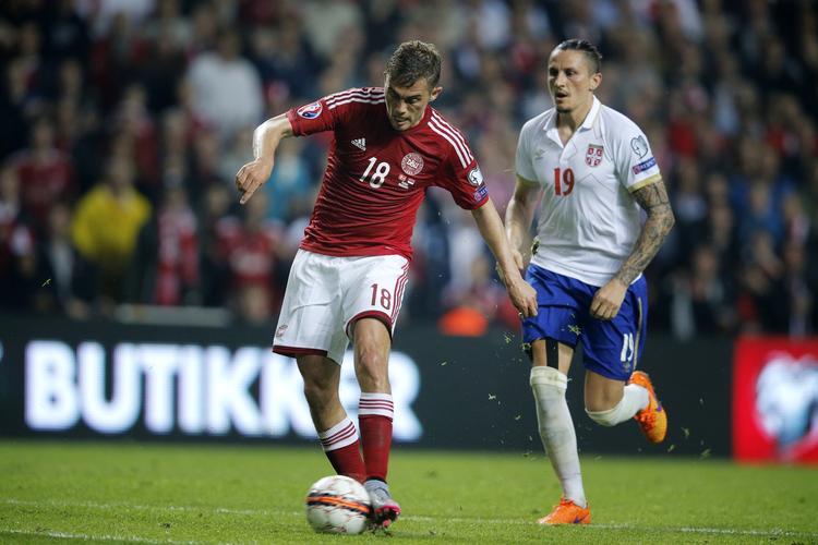 Mindeværdigt. Jakob Poulsen er seneste mand, der har scoret på landsholdet. 