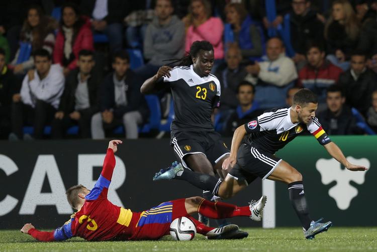 EM-KLAR. Med en scoring på straffespark bidrog Eden Hazard til, at Belgien har kvalificeret sig til EM for første gang siden 1984. Da Belgien deltog i 2000 var det som værtsnation. 