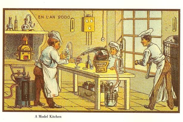 Nem nam. Så du har lavet en snebold af grannåleskum? Håbløst uoriginalt! Tegnerne forudså allerede molekylær gastronomi for 100 år siden. 